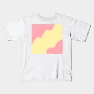 Yellow orange watercolor art design Kids T-Shirt